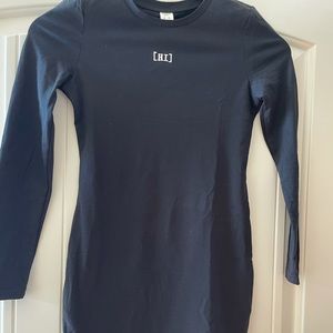 Long sleeve dress black